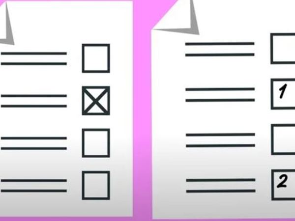 Ballot paper samples