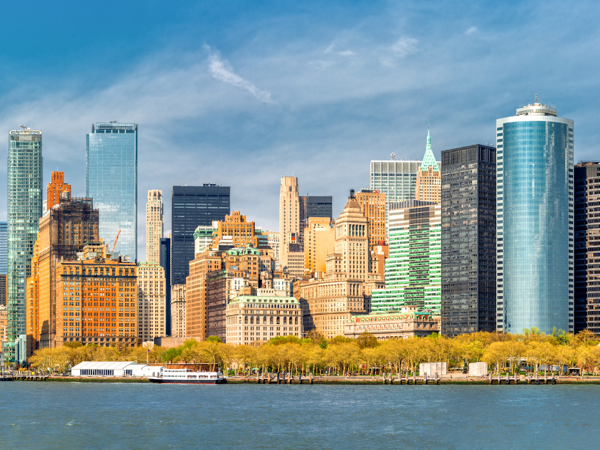 City skyscrapers