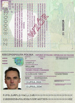 Current passport from outside the UK and Ireland